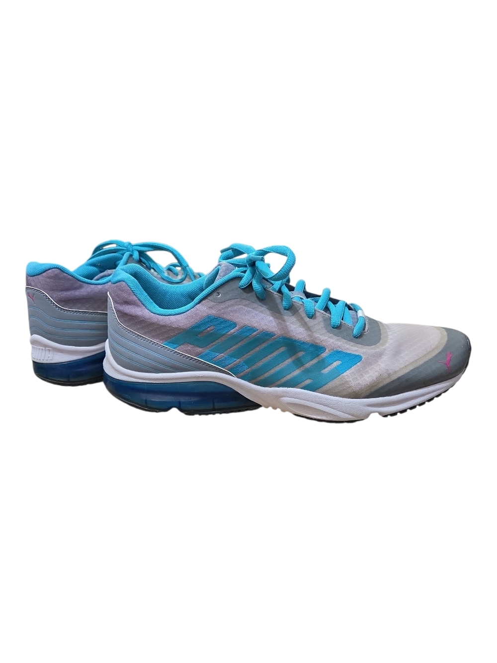 Puma Women's Teal and Gray Athletic Shoe - Picture 8 of 14